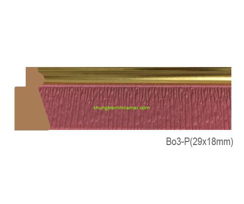 Thanh khung, phào (nẹp) làm khung tranh, khung hình mã BO3P